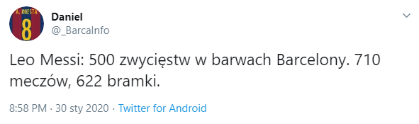 KOSMICZNY wynik Messiego w Barcelonie O.o